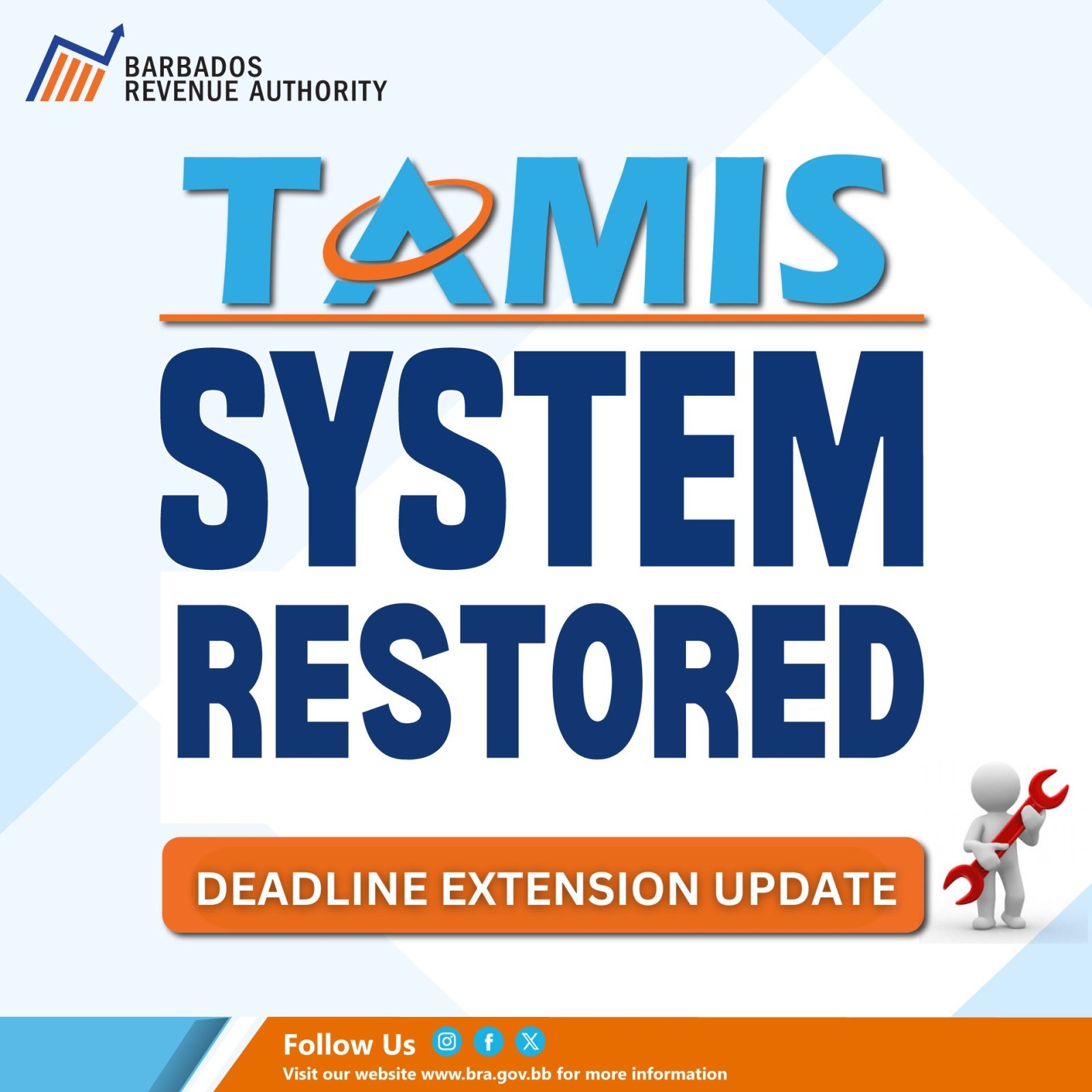 Update: TAMIS Filing and Payments Resume & Deadline Extended